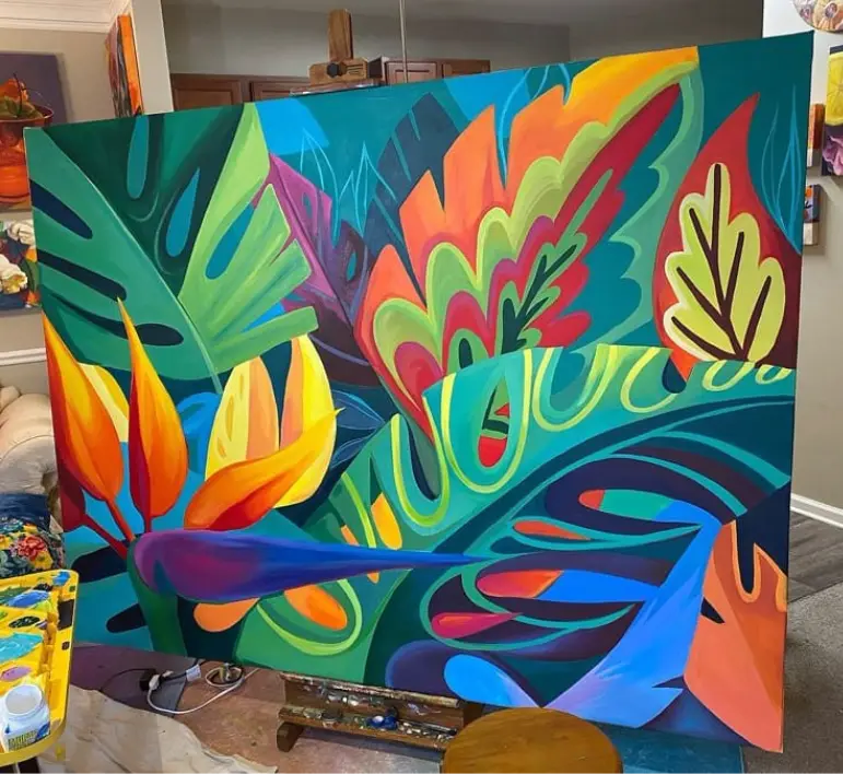 Tropical Symphony of Colors
